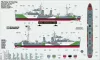 MisterCraft HMS Harvester 1:500 hajómakett – MisterCraft S-98