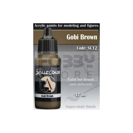 Scale75 - SCALECOLOR Range - GOBI BROWN akrilfesték 17ml SC-12