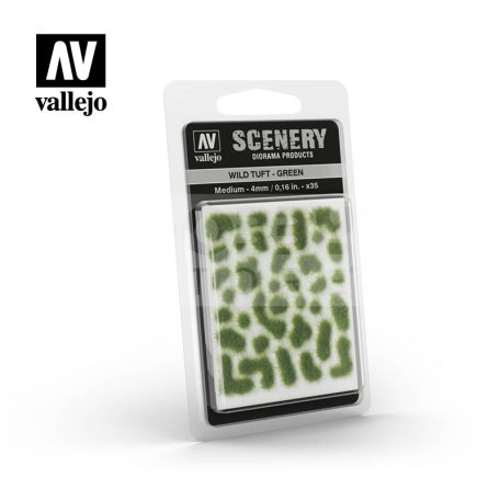 Vallejo Wild Tuft - Green realisztikus fűcsomók diorámához SC406
