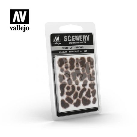 Vallejo Wild Tuft - Brown realisztikus fűcsomók diorámához SC411