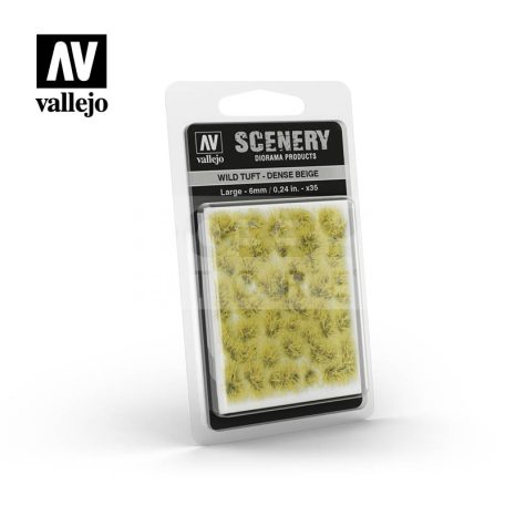 Vallejo Wild Tuft - Dense Beige realisztikus fűcsomók diorámához SC412