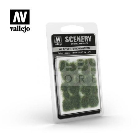 Vallejo Wild Tuft - Strong Green realisztikus fűcsomók diorámához SC427