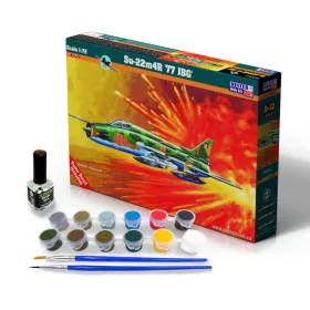 MisterCraft Su-22M4R 77 JBG 1:72 Super Set repülőgép makett – MisterCraft SD-12