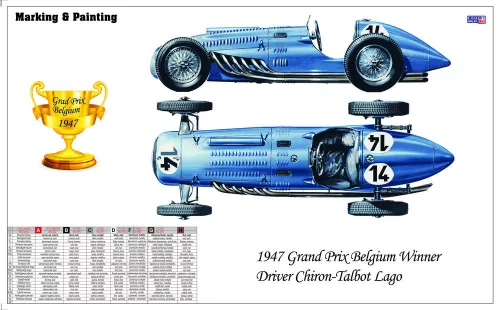 MisterCraft Talbot Lago 1:24 Starter Kit járműmakett – MisterCraft SD-164
