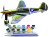 MisterCraft P-40E Aleutian Tiger 1:72 Starter Kit repülőgép makett – MisterCraft SD-202