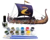 MisterCraft Oseberg viking hajó 1:180 Starter Kit hajómakett – MisterCraft SD-209
