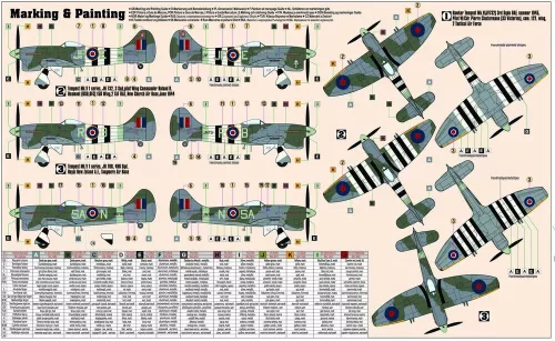 MisterCraft Hawker Tempest Mk.V 1:72 Starter Kit repülőgép makett – MisterCraft SD-213