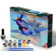 MisterCraft P-40 K Kittyhawk Mk.III 1:72 Starter Kit repülőgép makett – MisterCraft SD-220
