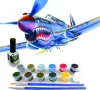 MisterCraft P-40 K Kittyhawk Mk.III 1:72 Starter Kit repülőgép makett – MisterCraft SD-220