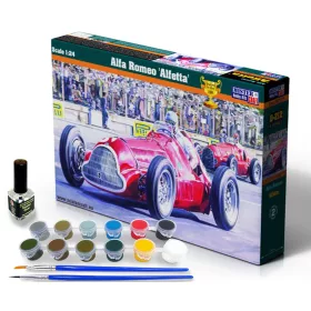 MisterCraft Alfa Romeo Alfetta 1:24 Starter Kit járműmakett – MisterCraft SD-222