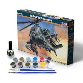 MisterCraft AH-64A Strike Apache 1:72 Super Set helikopter makett – MisterCraft SD-36