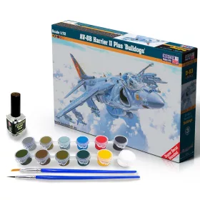 MisterCraft AV-8B Harrier II Plus Bulldogs 1:72 Super Set repülőgép makett – MisterCraft SD-53