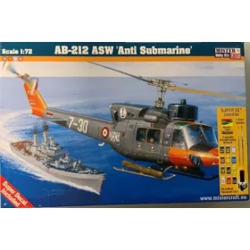 MisterCraft AB-212 ASW tengeralattjáró-elhárító 1:72 Super Set helikopter makett – MisterCraft SD-57