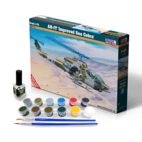 MisterCraft AH-1T Improved Sea Cobra 1:72 Super Set helikopter makett – MisterCraft SD-62