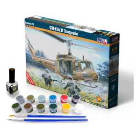 MisterCraft UH-1H/D Iroquois 1:72 Super Set helikopter makett – MisterCraft SD-78