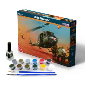 MisterCraft UH-1D MEDEVAC 1:72 Super Set helikopter makett – MisterCraft SD-80