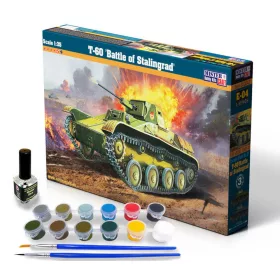 MisterCraft T-60 sztálingrádi csata 1:35 Super Set harcjármű makett – MisterCraft SE-04
