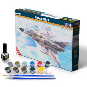 MisterCraft Mirage III E/S 1:72 Starter Kit repülőgép makett – MisterCraft SE-33