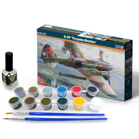 MisterCraft IL-4T torpedóbombázó 1:72 Super Set repülőgép makett – MisterCraft SF-20