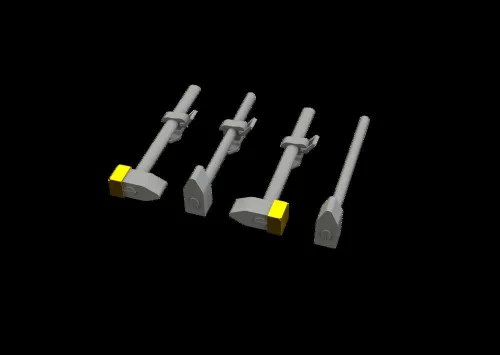 Eduard Accessories WWII German tool set - II. világháborús német szerszámkészlet – komplett feljavító csomag