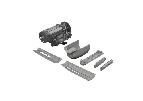 Eduard Accessories P-40N ADVANCED for Eduard - ADVANCED feljavító csomag