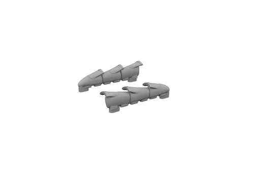 Eduard Accessories Hurricane Mk.IIc w/ fishtail exhausts for Arma Hobby - halfarok típusú kipufogócsonkok