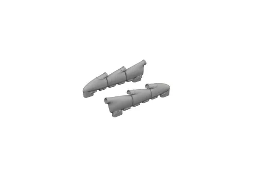 Eduard Accessories Hurricane Mk.IIc w/ rounded exhausts for Arma Hobby - kipufogócsonkok