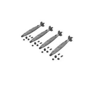   Eduard Accessories F/A-18C armament 1/48 for Eduard / Kinetic - fegyverzet-feljavító csomag