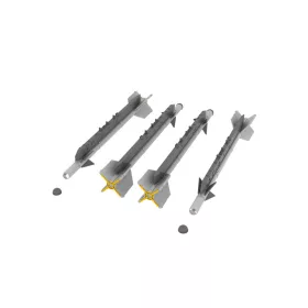  Eduard Accessories MiG-21F armament for Eduard - fegyverzet-feljavító csomag