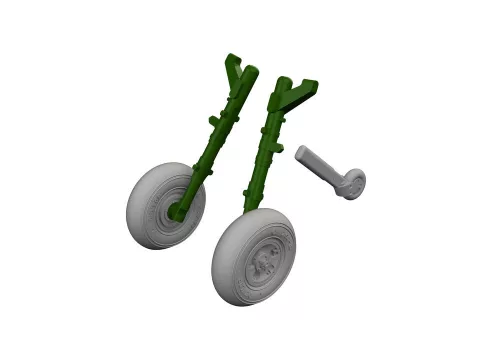 Eduard Accessories Spitfire Mk.Vb w/ rounded exhausts for Eduard - kipufogócsonkok