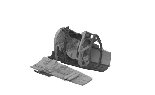 Eduard Accessories Spitfire Mk.Vb w/ fishtail exhausts for Eduard - halfarok típusú kipufogócsonkok