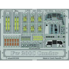   Eduard Accessories Fw 200C Condor interior für Revell-Bausatz - Fw 200C Condor belsőtér-részletező készlet