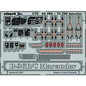   Eduard Accessories B-26B/C Marauder interior für Hasegawa-Bausatz - B-26B/C Marauder belsőtér-részletező készlet