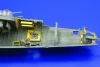 Eduard Accessories B-26B/C Marauder interior für Hasegawa-Bausatz - B-26B/C Marauder belsőtér-részletező készlet