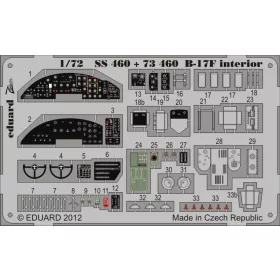   Eduard Accessories B-17F interior for Revell - B-17F belsőtér-részletező készlet