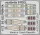 Eduard Accessories PBM-5A seatbelts STEEL 1/72 ACADEMY - acél fotómaratott biztonsági övek