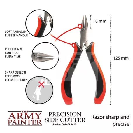The Army Painter precíziós oldalvágó-csípőfogó makettezshez-modellezéshez (Precision Side Cutter) TL5032