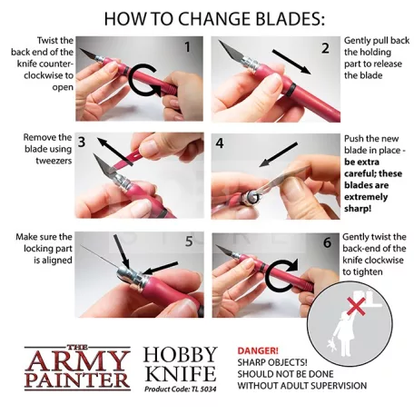 The Army Painter hobby szike modellezéshez-makettezéshez (Hobby Knife) TL5034