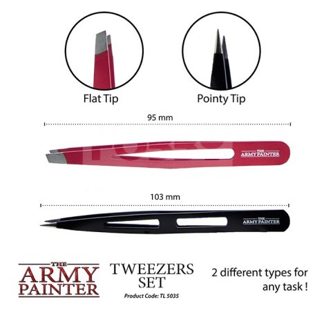 The Army Painter precíziós csipeszkészlet (Tweezers Set) TL5035