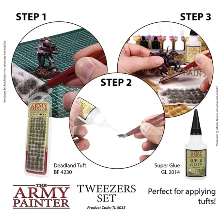 The Army Painter precíziós csipeszkészlet (Tweezers Set) TL5035