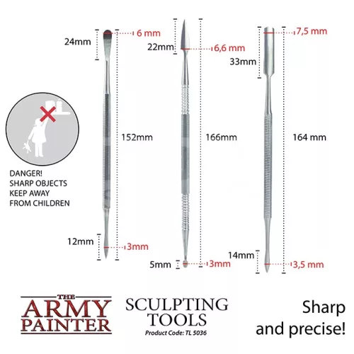 The Army Painter Sculpting Tools Set