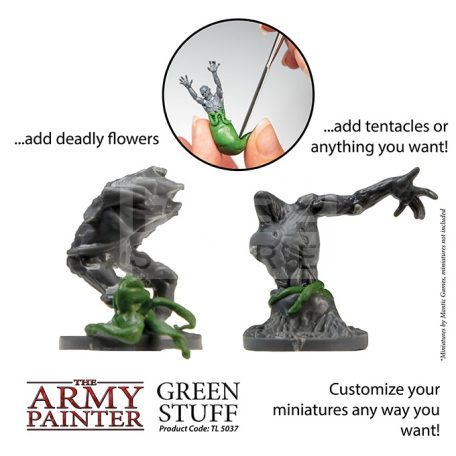 The Army Painter GREEN STUFF két komponensű tömítő formázó putty 20 cm TL5037