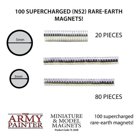 The Army Painter modellező mágnes 100 darab (Miniature & Model Magnets ) TL5038