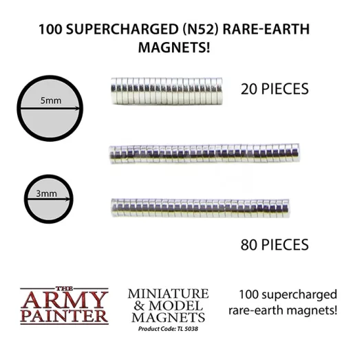 The Army Painter Miniature & Model Magnets - 100 db