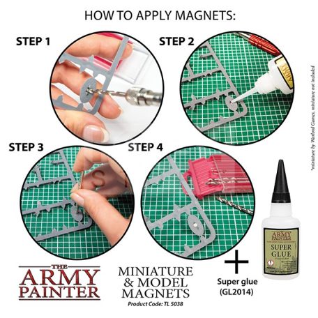 The Army Painter modellező mágnes 100 darab (Miniature & Model Magnets ) TL5038