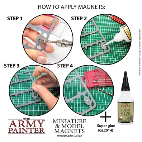 The Army Painter modellező mágnes 100 darab (Miniature & Model Magnets ) TL5038