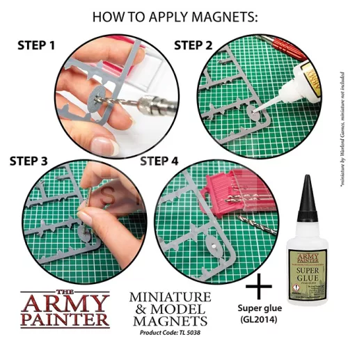 The Army Painter Miniature & Model Magnets - 100 db