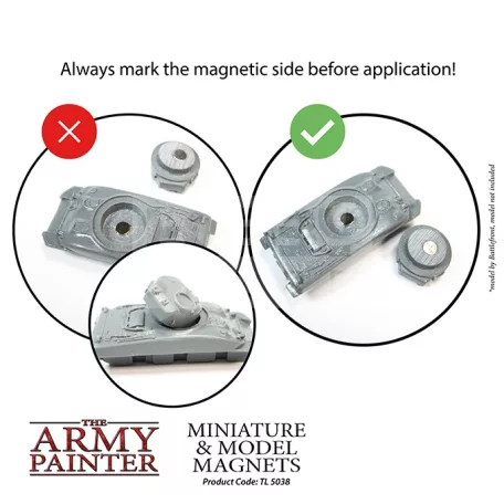 The Army Painter modellező mágnes 100 darab (Miniature & Model Magnets ) TL5038