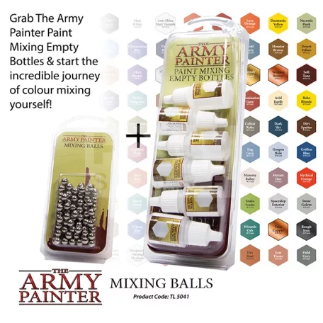 The Army Painter Festékkeverő rozsdamentes acélgolyó szett 100 darab (Mixing Balls) TL5041