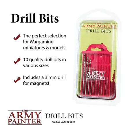 The Army Painter Fúrószár készlet 10 darabos (Drill Bits) TL5042